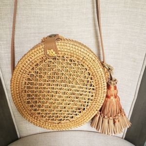 Straw bag.